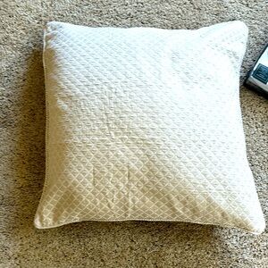 Waterford pillow sham 26” square.